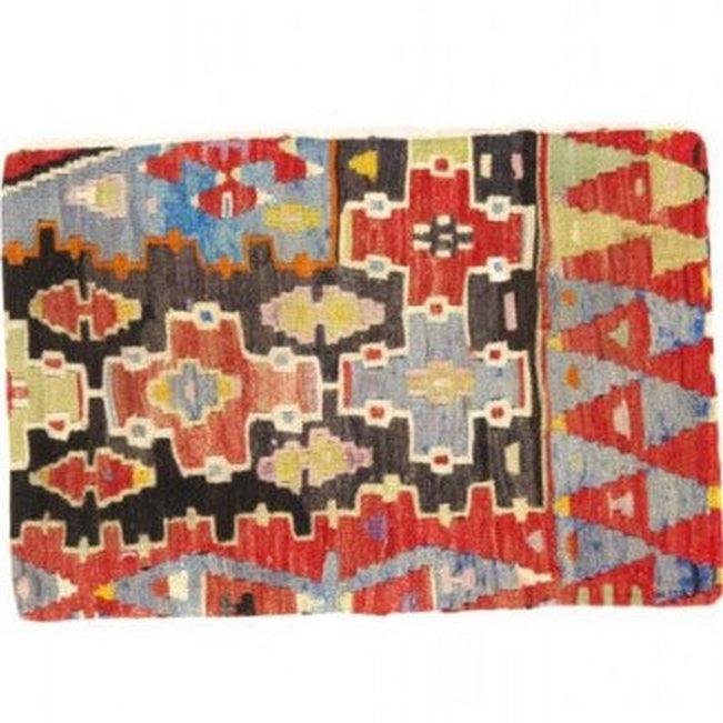 Canvello Vintage Turkish Hand Knotted Kilim Pillow - 16" x 24"