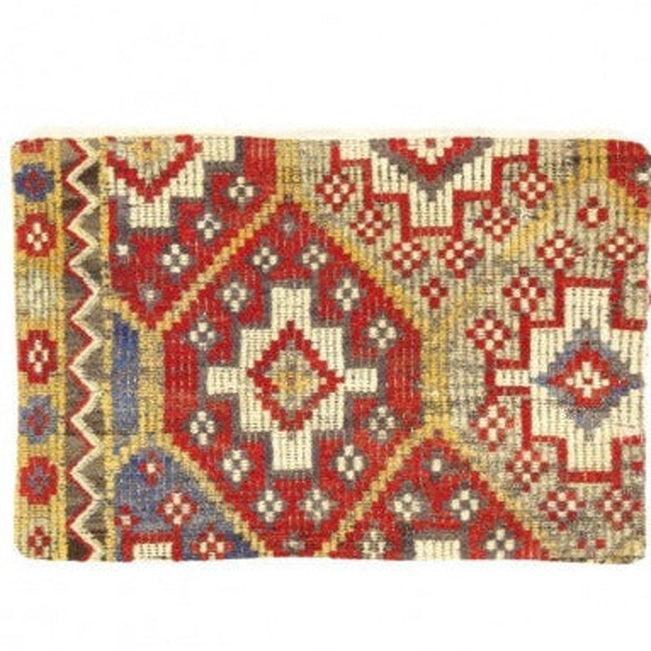 Canvello Vintage Turkish Hand Knotted Kilim Pillow - 16" x 24"