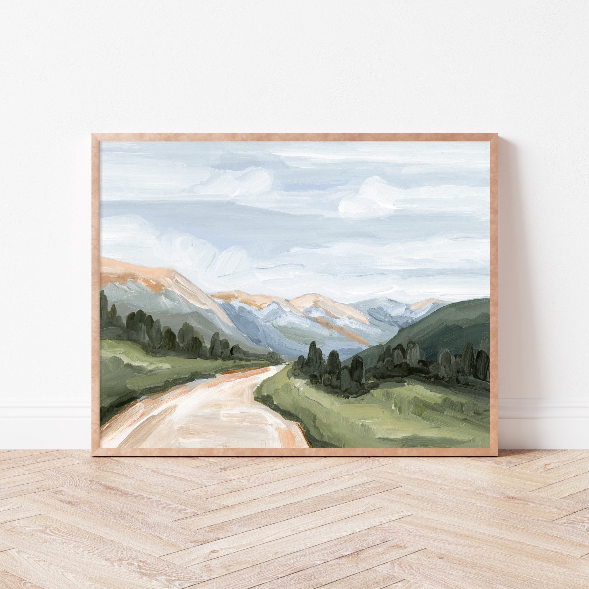 "Canyon Ridge Road I" Art Print