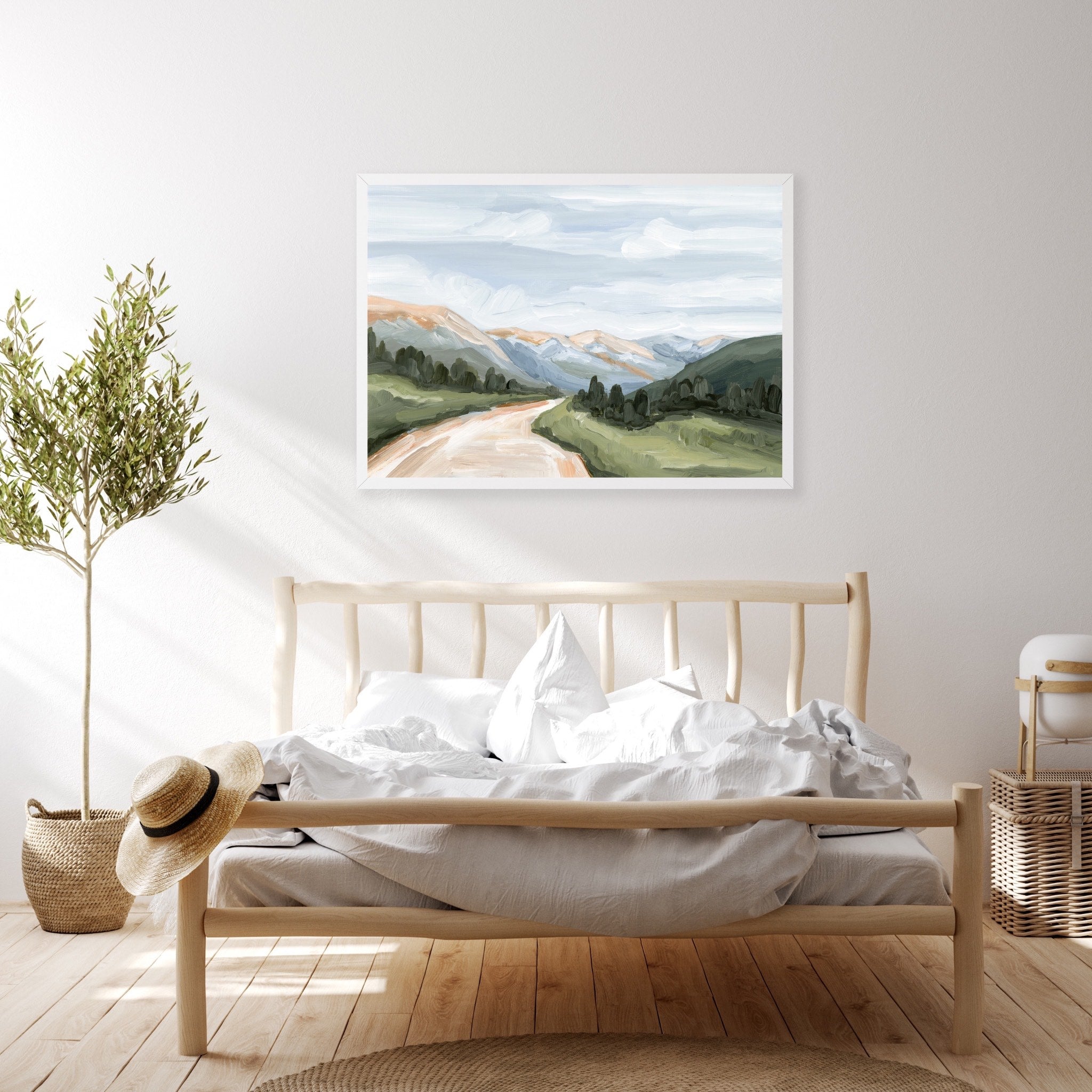 "Canyon Ridge Road I" Art Print