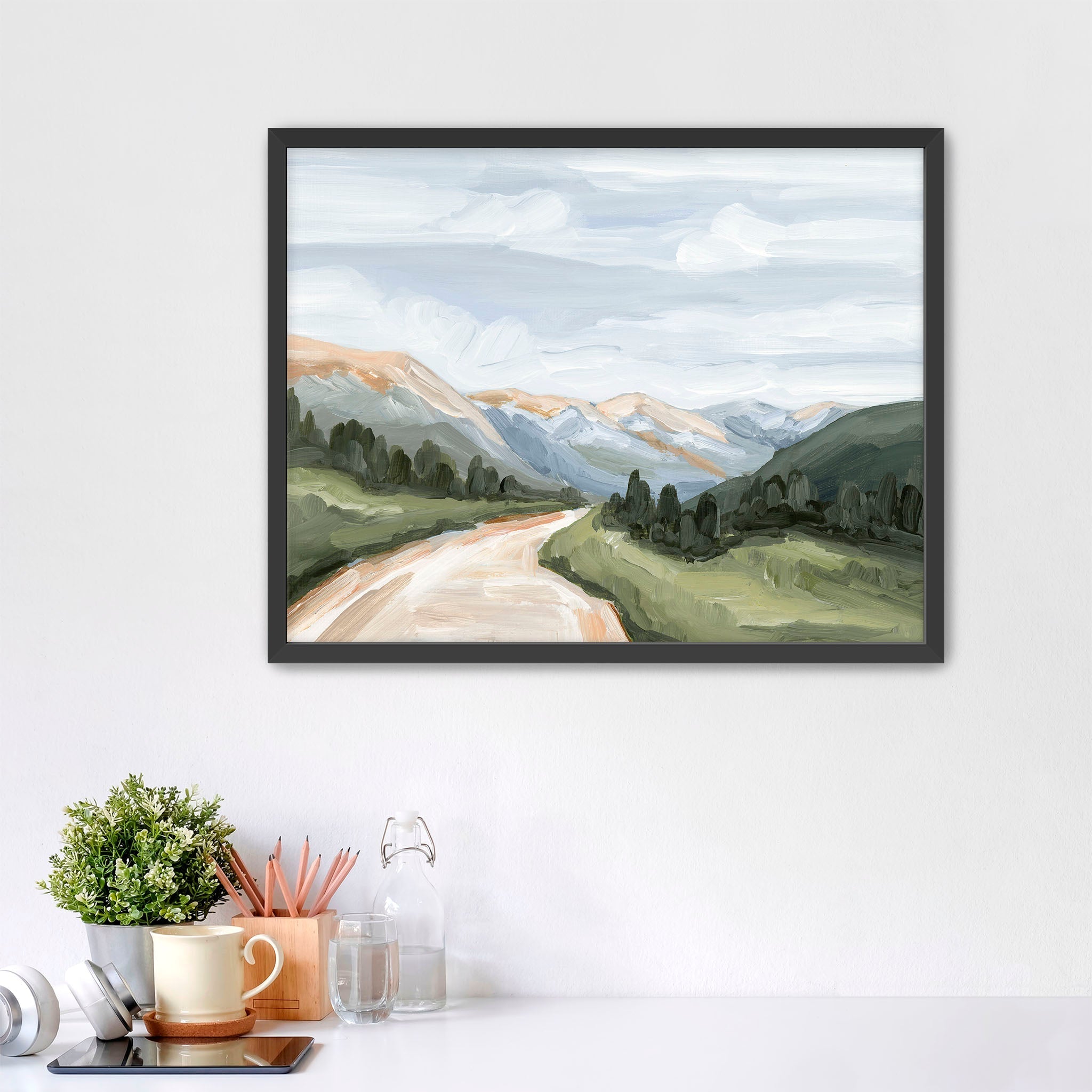 "Canyon Ridge Road I" Art Print