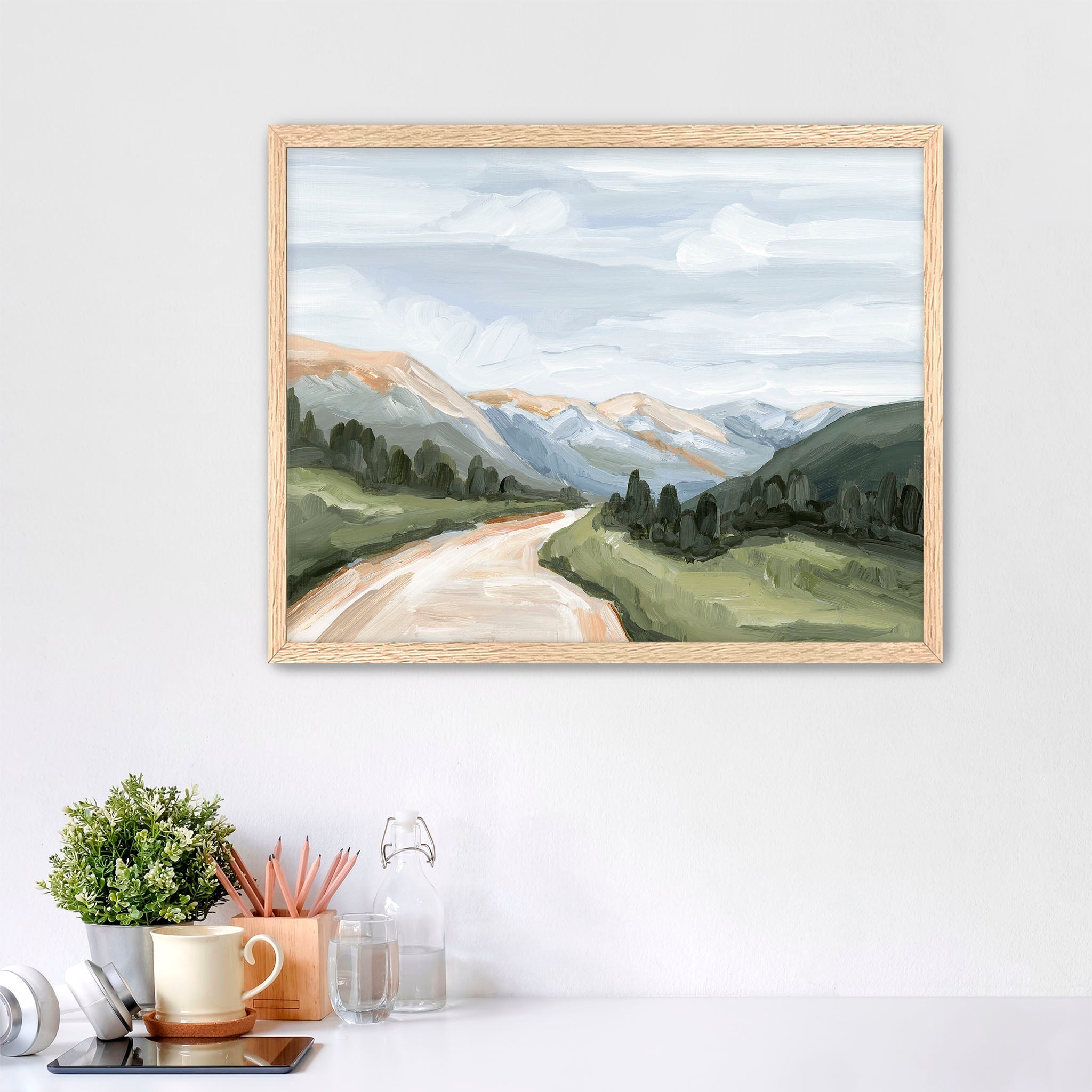 "Canyon Ridge Road I" Art Print