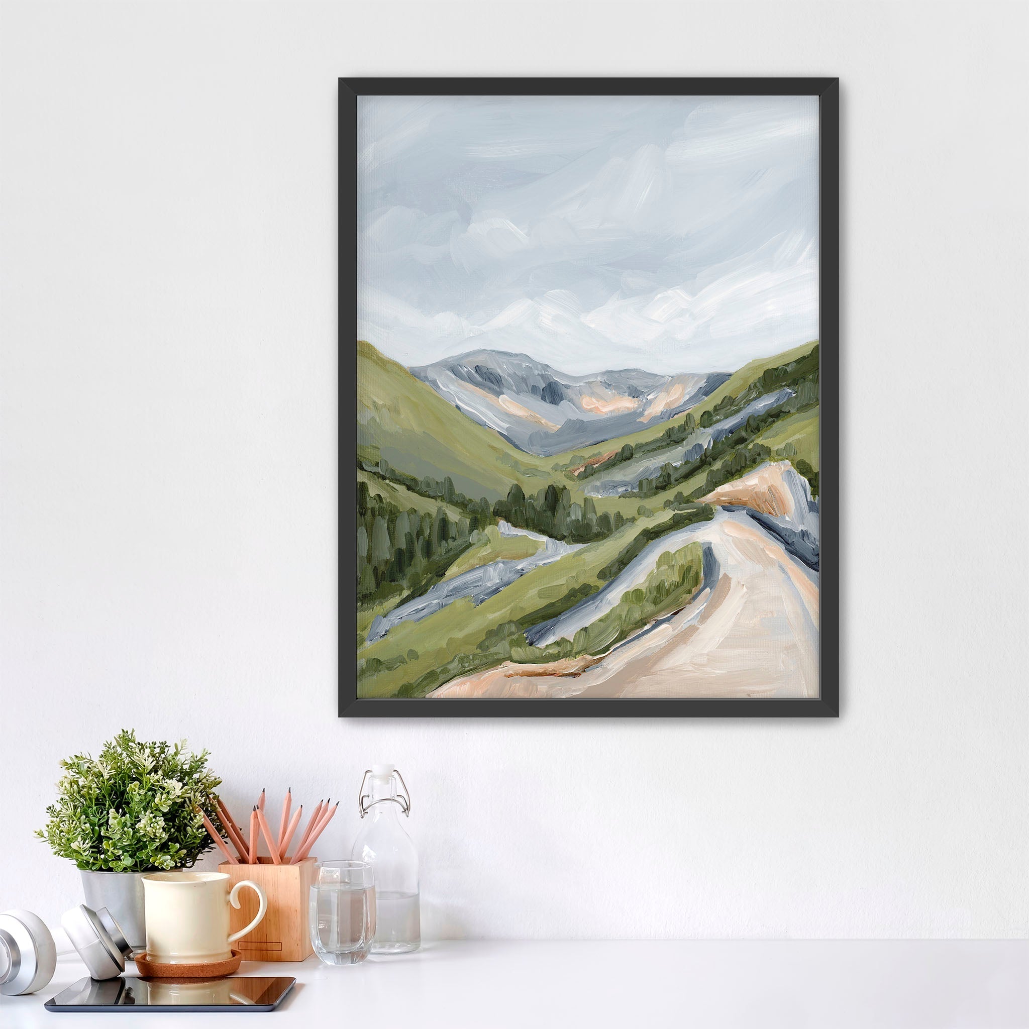 "Canyon Ridge Trail" Art Print