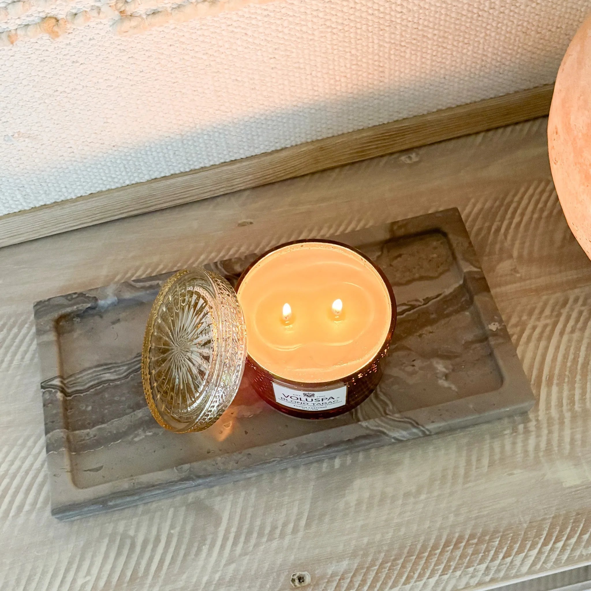 Cappuccino Marble Tray