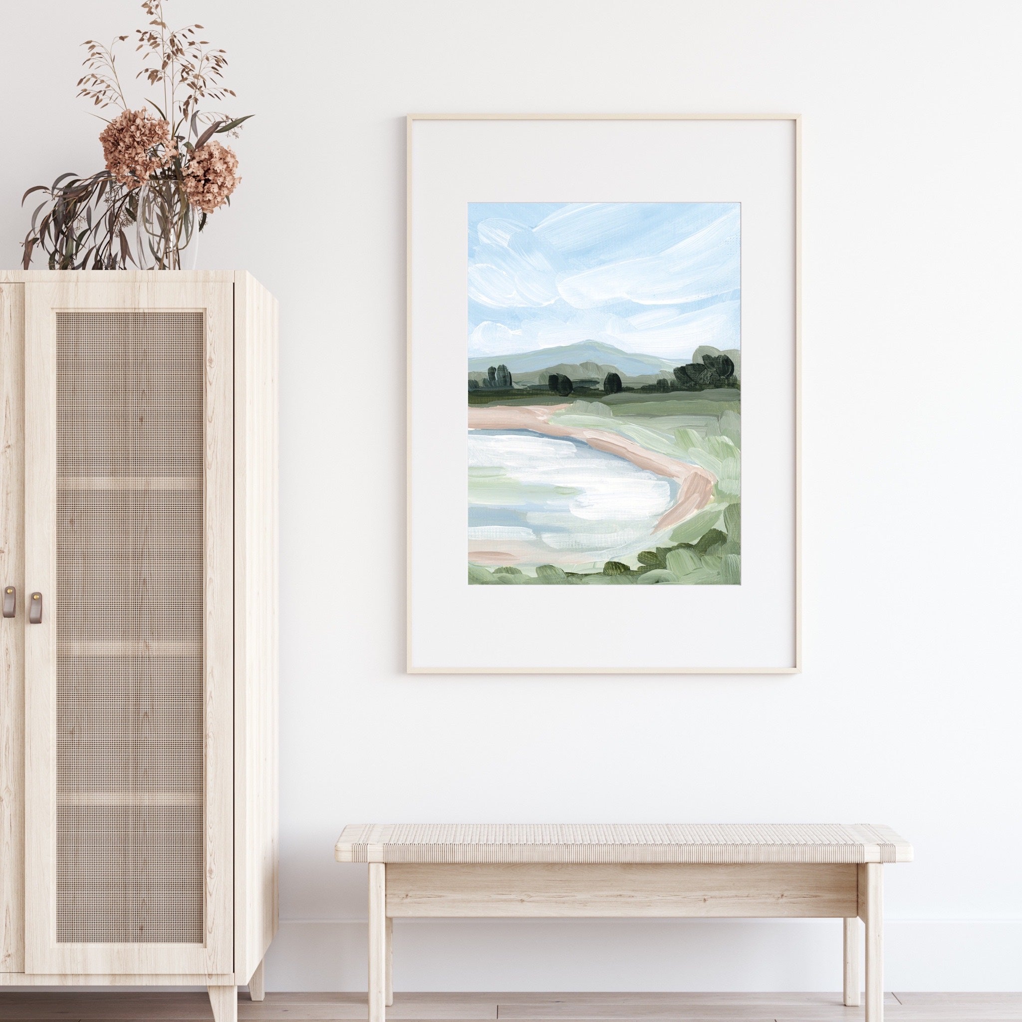 "Catamount Reservoir I" Art Print