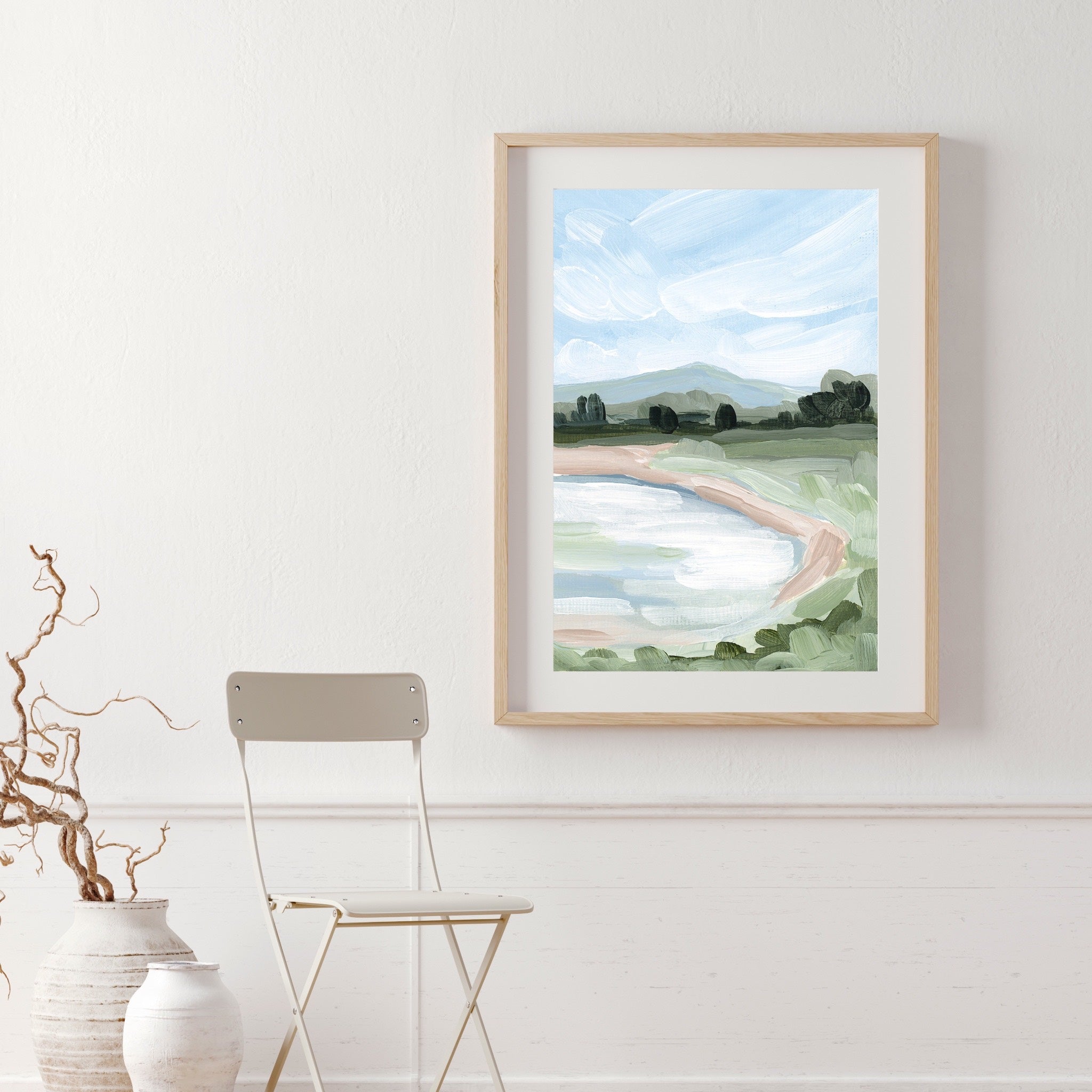 "Catamount Reservoir I" Art Print