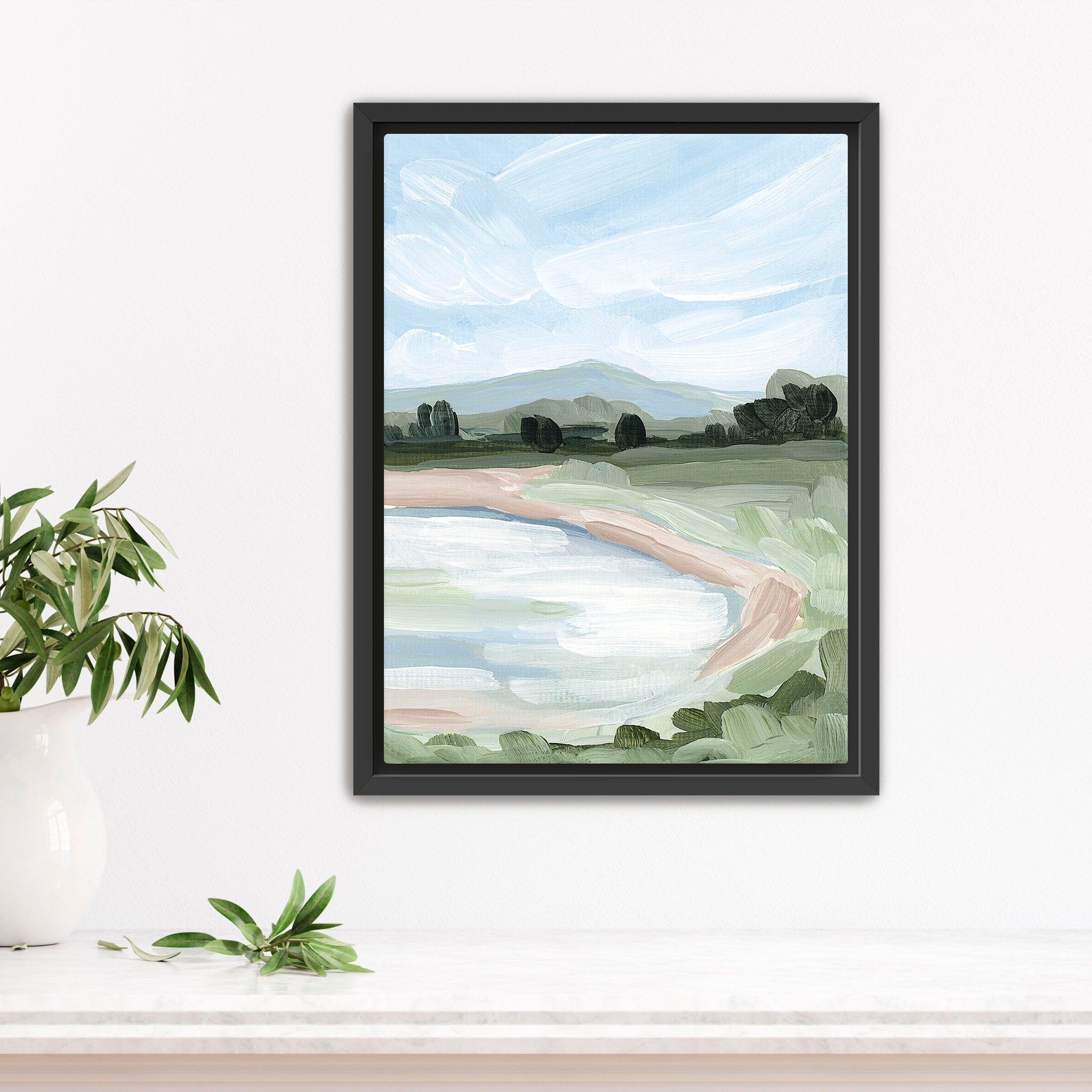 "Catamount Reservoir I" Art Print