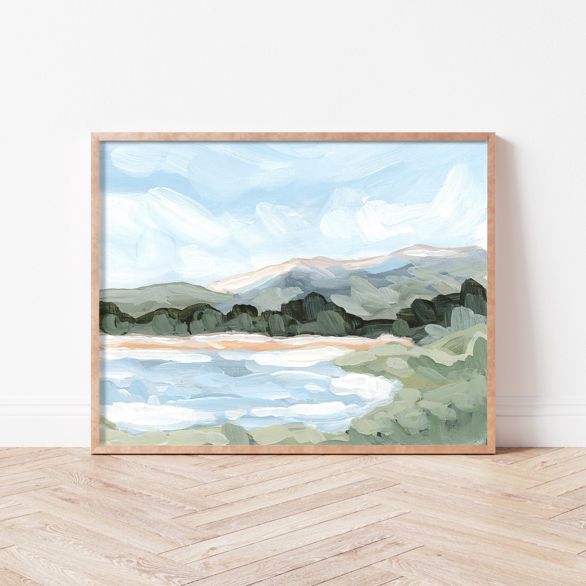 "Catamount Reservoir II" Art Print