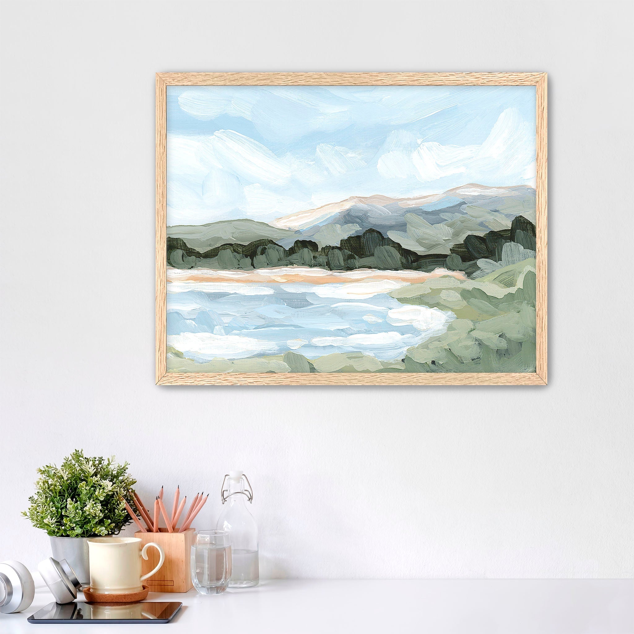 "Catamount Reservoir II" Art Print