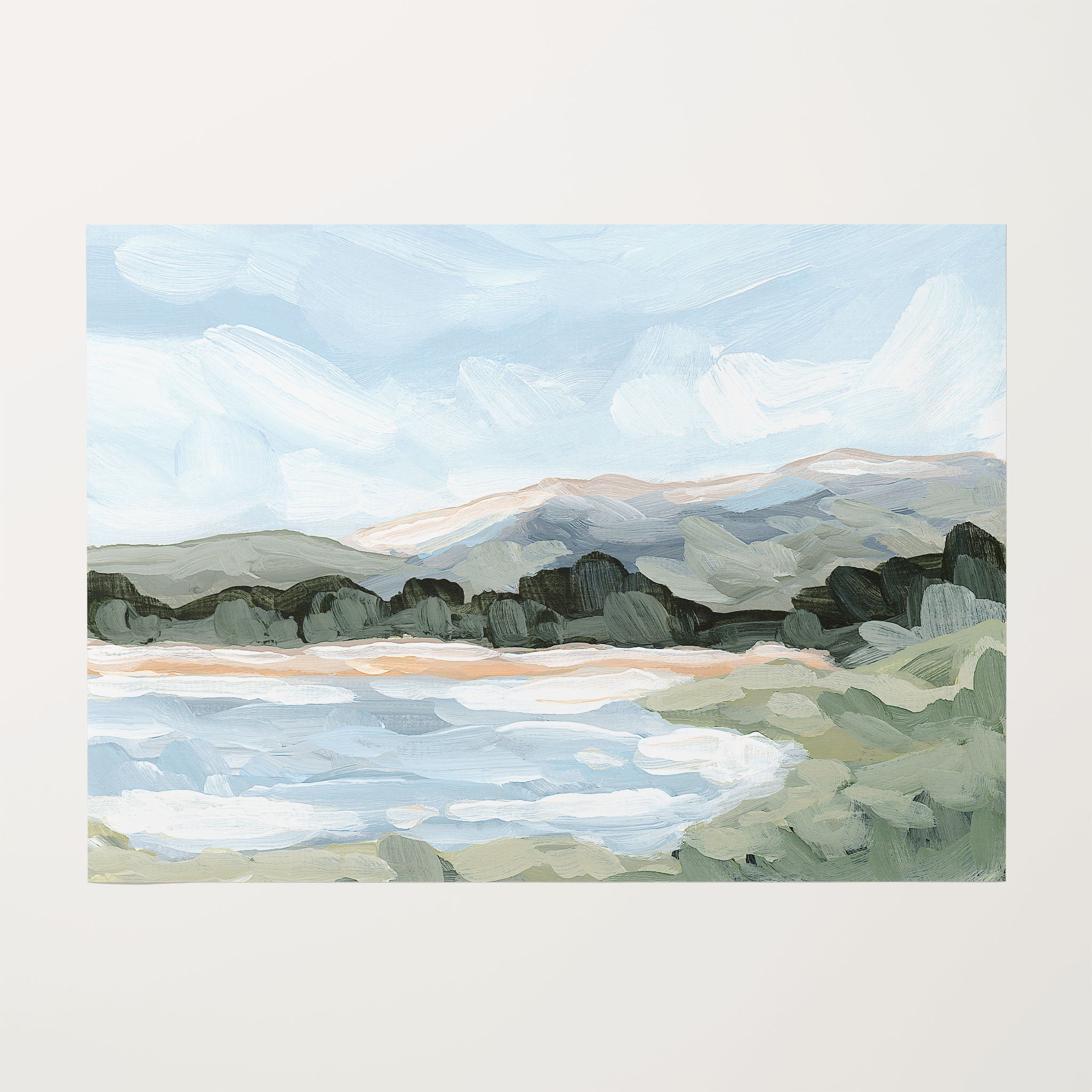 "Catamount Reservoir II" Art Print