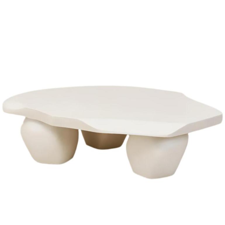 Ceramic Coffee Table in Off-white