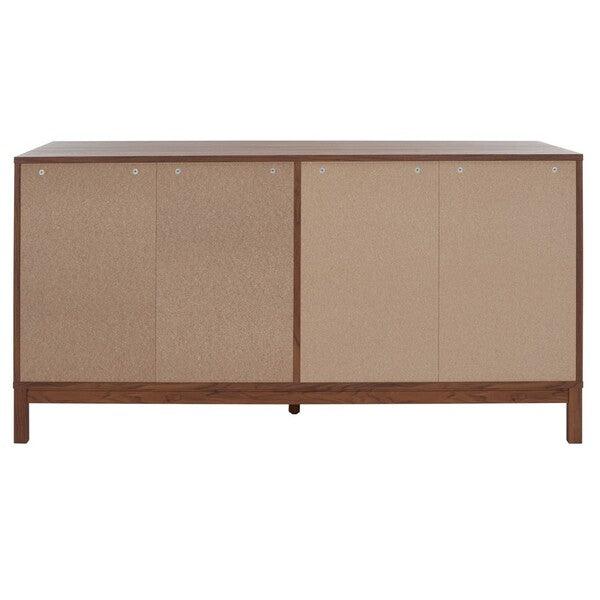 Safavieh Galio Walnut-Gold 6 Drawer Chest