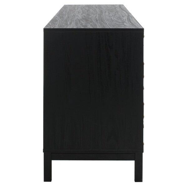 Safavieh Galio Black-Gold 6 Drawer Chest