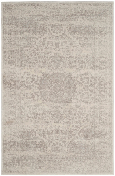 Carnegie Polypropylene Rug in Cream and Light Gray