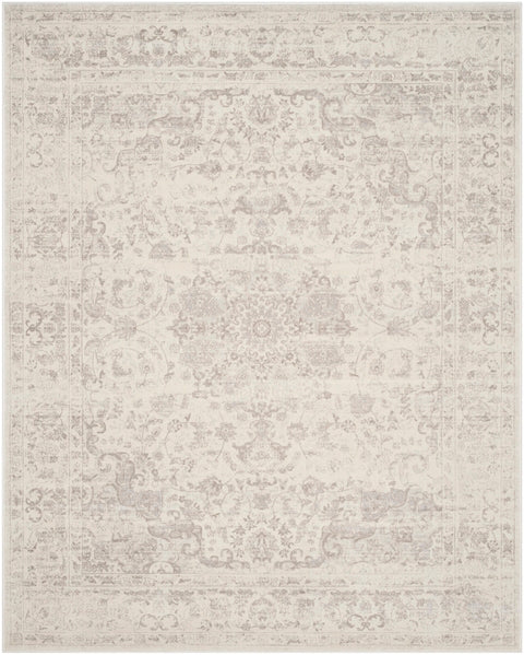 Carnegie Polypropylene Rug in Cream and Light Gray