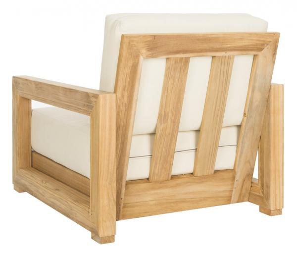 Safavieh Montford Natural-Teak Armchair