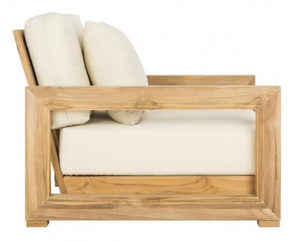 Safavieh Montford Natural-Teak Armchair