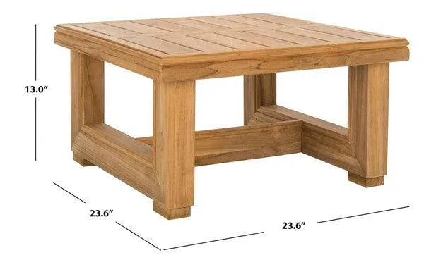 Safavieh Montford Natural Teak End Table