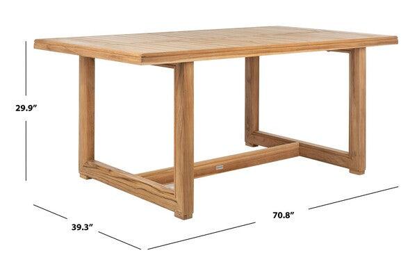 Safavieh Montford Natural Teak Dining Table