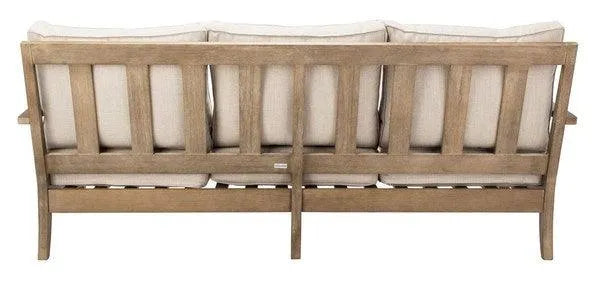 Safavieh Martinique Natural Wood Patio Sofa