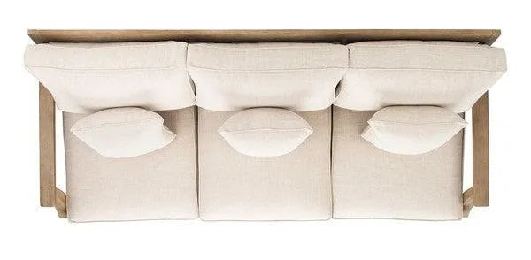 Safavieh Martinique Natural Wood Patio Sofa