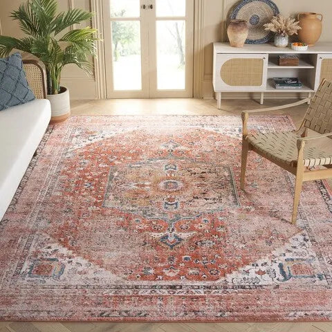 Cornelia Polypropylene Rug in Rust