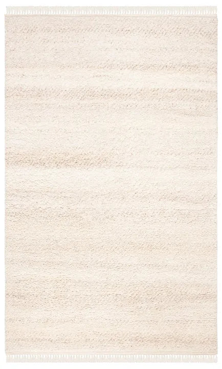 Casablanca Shag Flokati Wool Rug in Beige