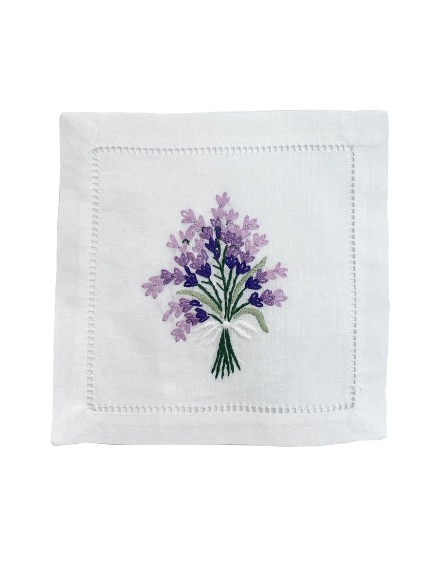 Cocktail Napkins, Lavender, Set of 4