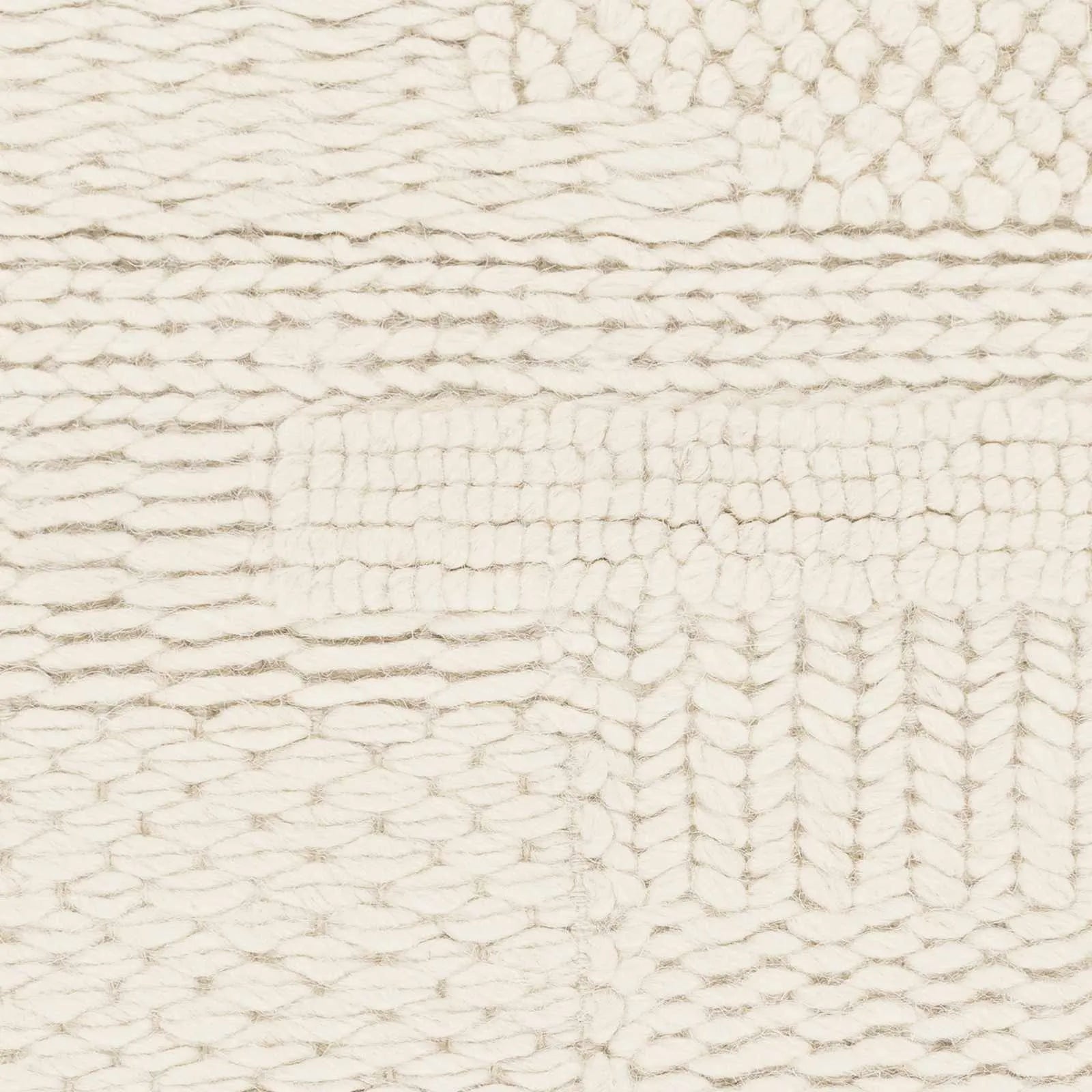 Cypress Cream Textured Wool Rug