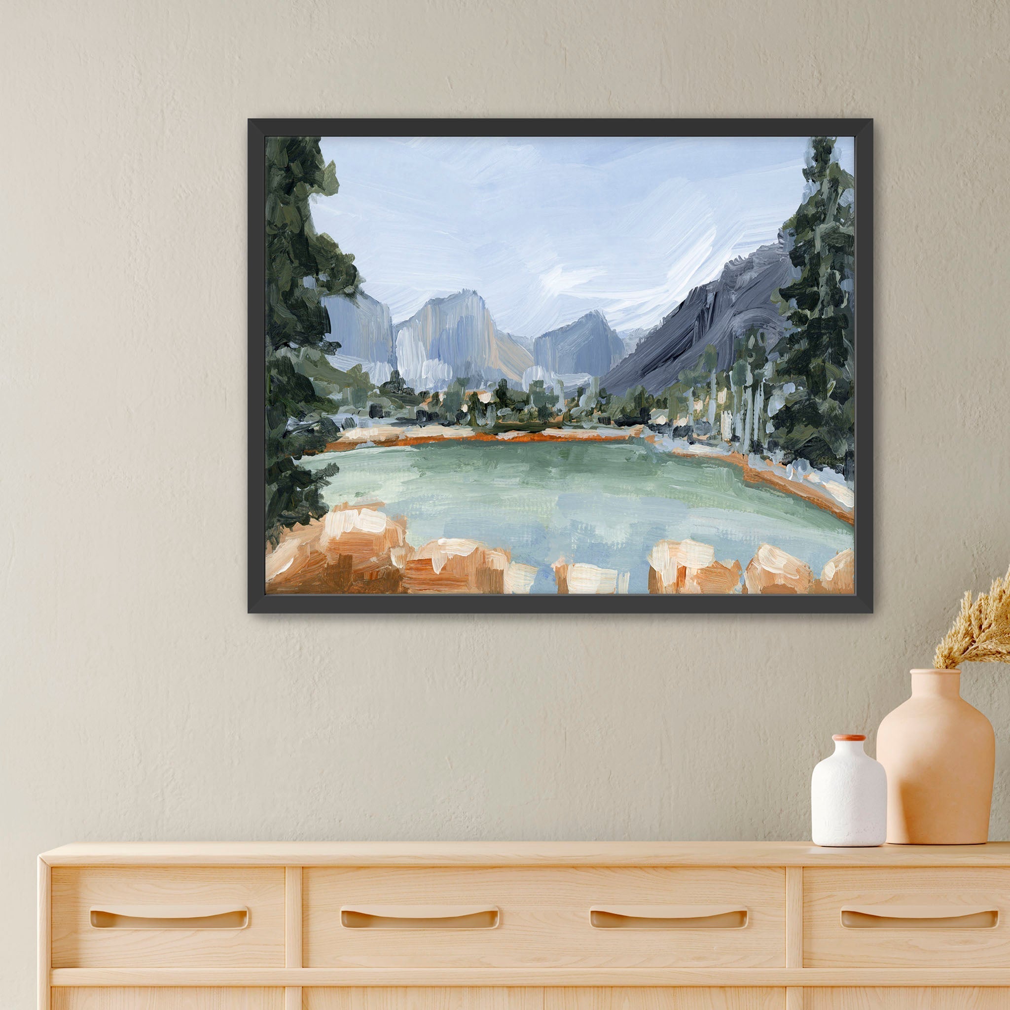 "Delta Lake" Art Print