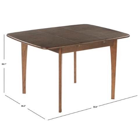 Barbossa Extendable Dining Table in Walnut