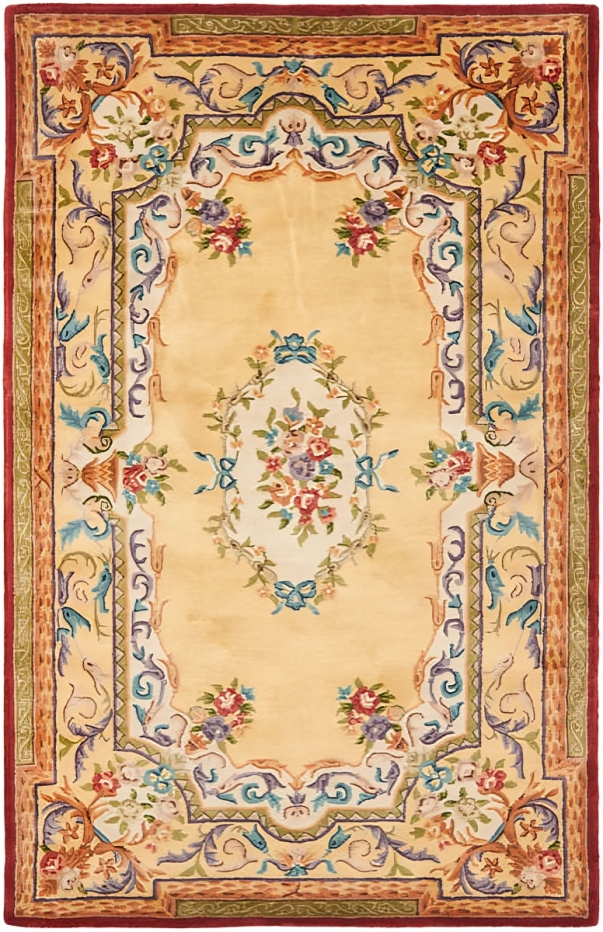 Empire Wool Rug in Gold