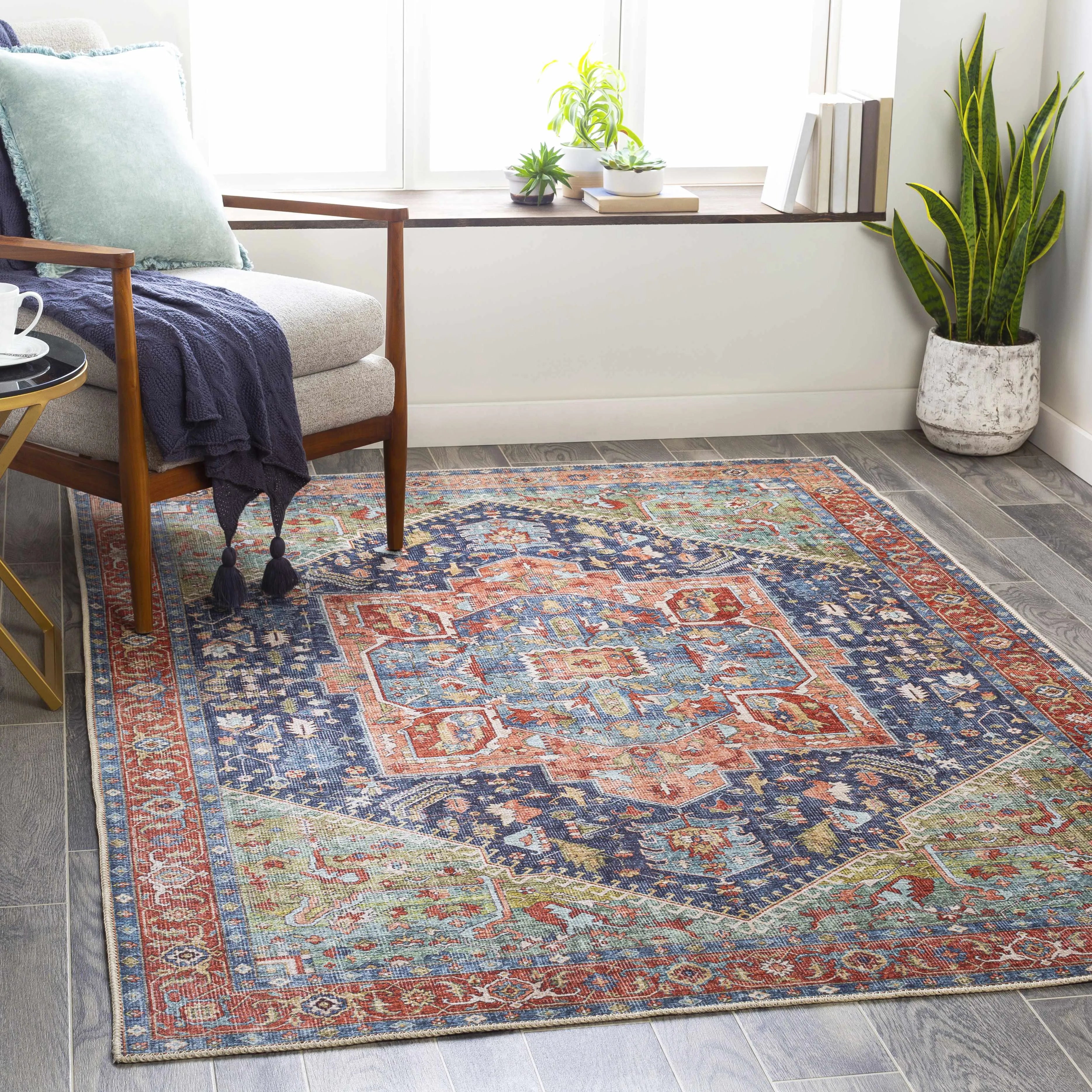 Exira Washable Area Rug - Clearance