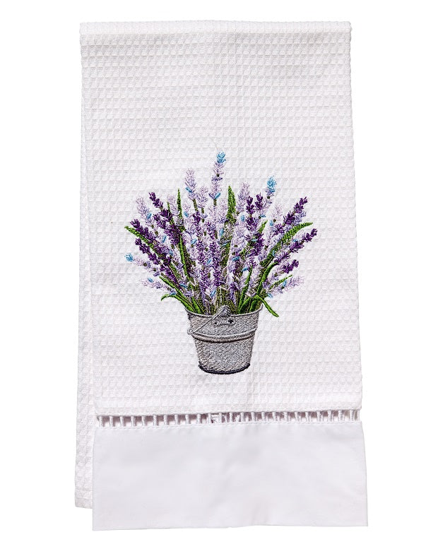 Guest Towel, Waffle Weave, Lavender Bucket (Lavender)