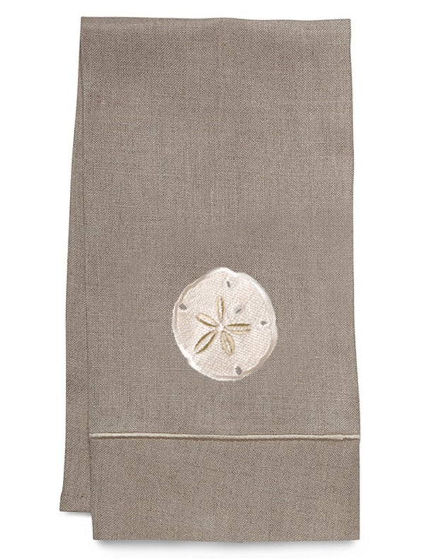 Guest Towel, Natural Linen, Sand Dollar (Cream)