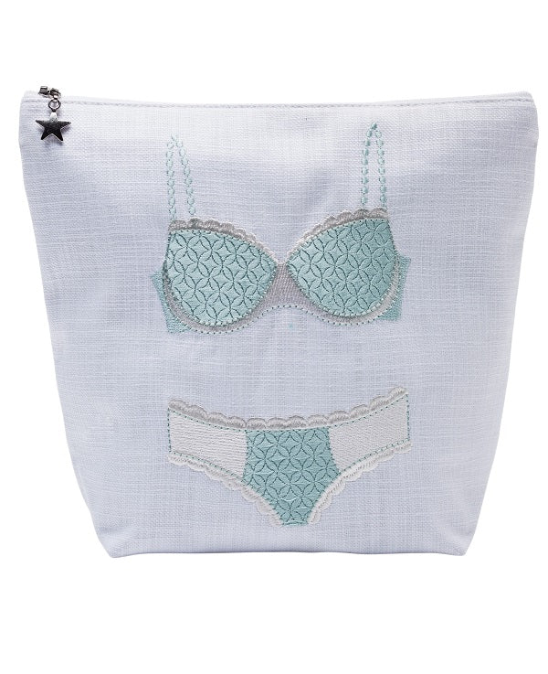 Underthings Bag, Bikini (Aqua)