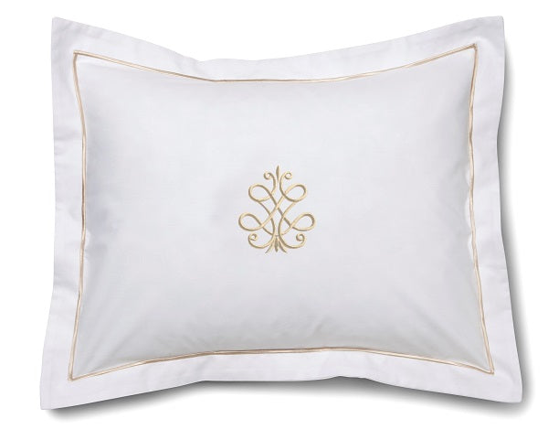 Boudoir Pillow Cover, French Scroll (Beige)