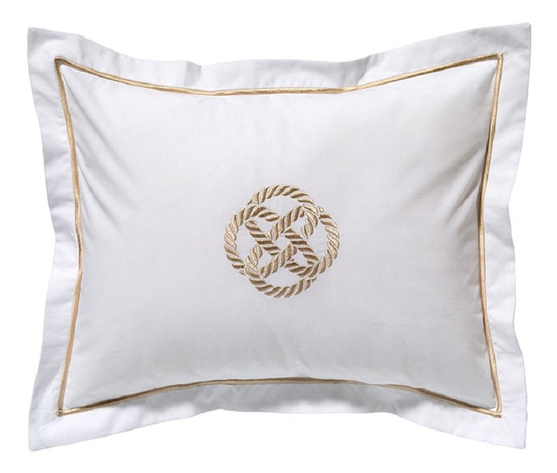 Boudoir Pillow Cover, Sailor's Knot (Beige)