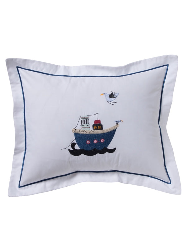 Baby Boudoir Pillow Cover, Steamboat