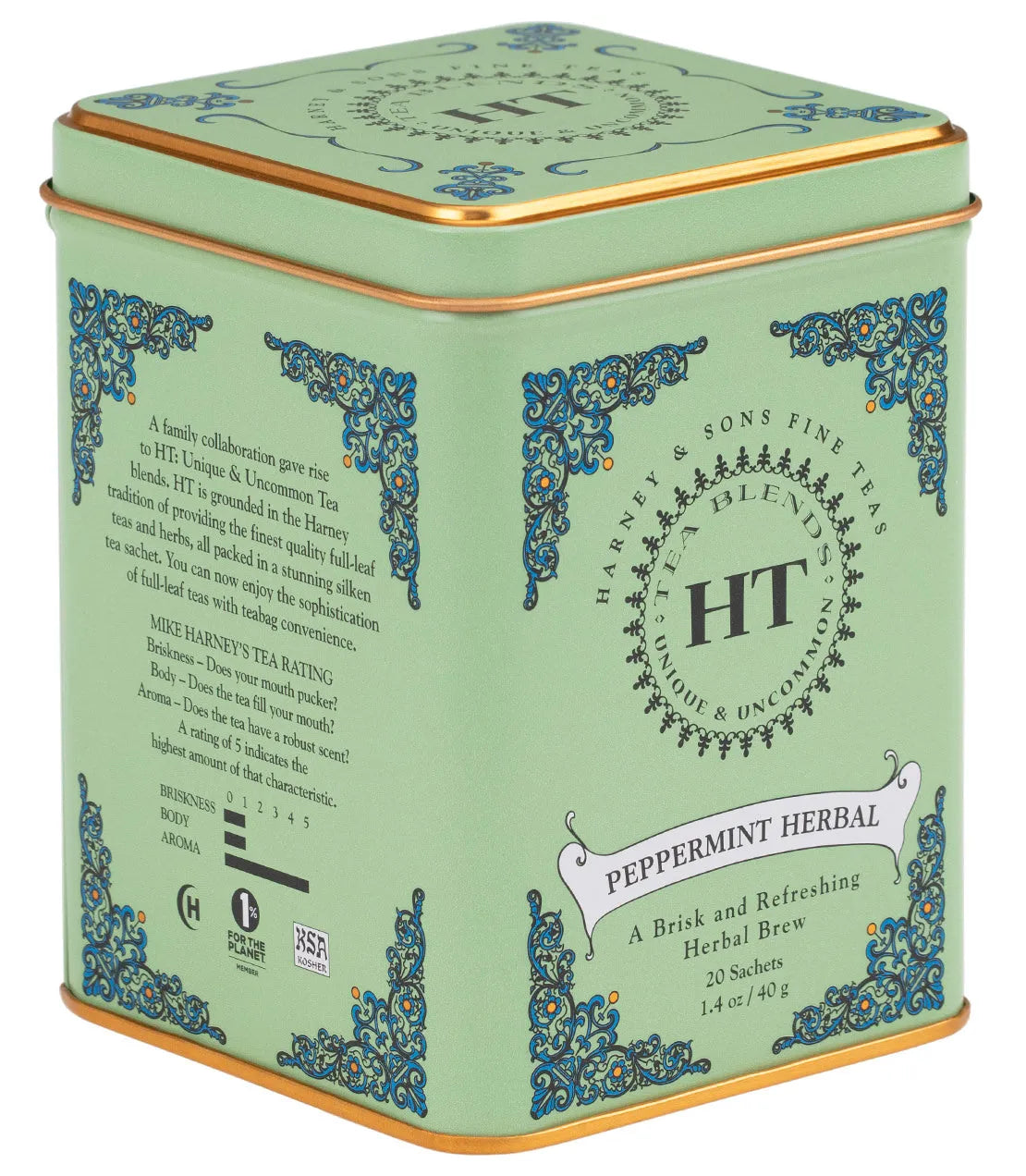 Peppermint Herbal, HT Tin of 20 Sachets