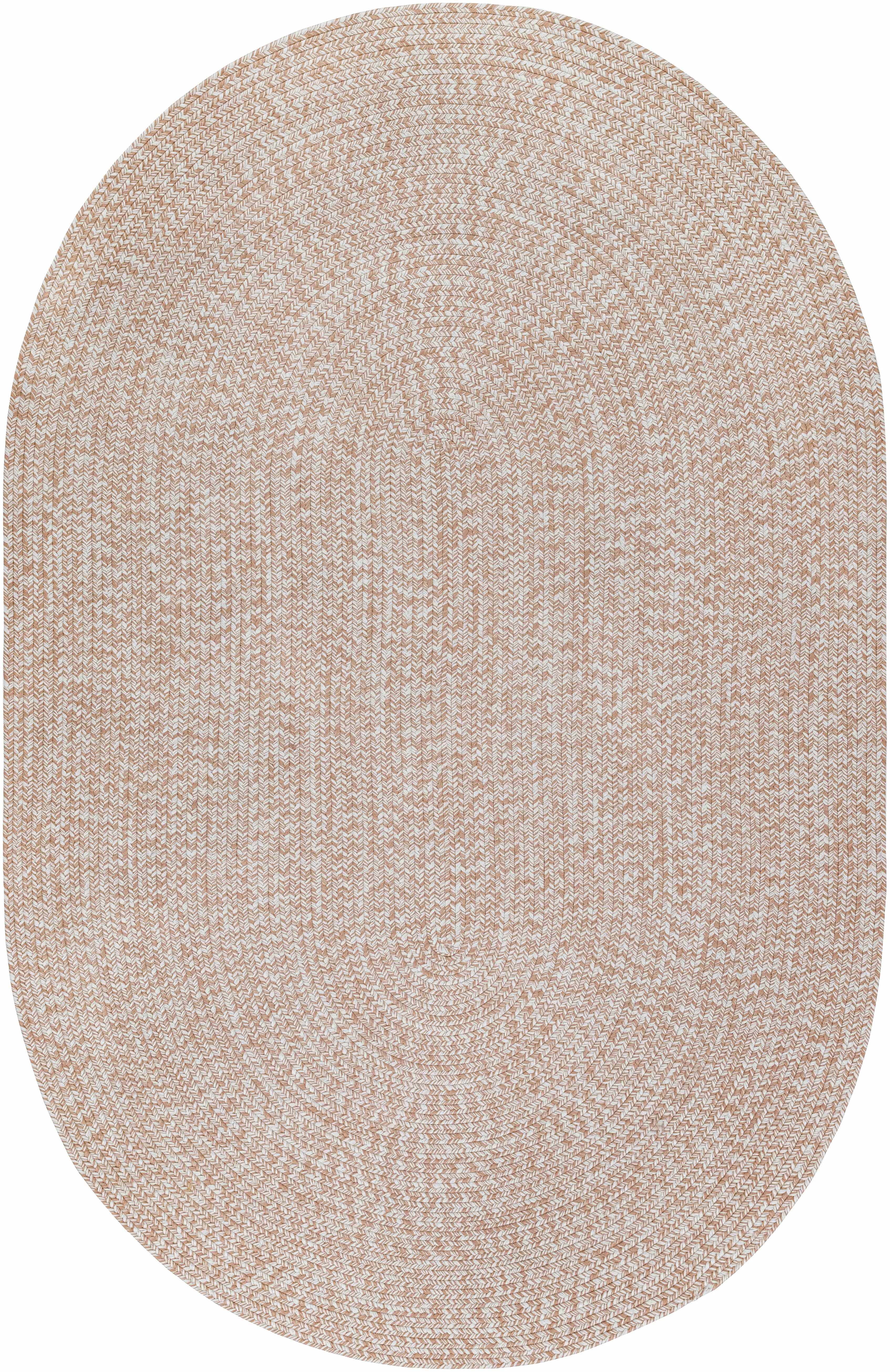 Cream Braided Faux Jute Rug