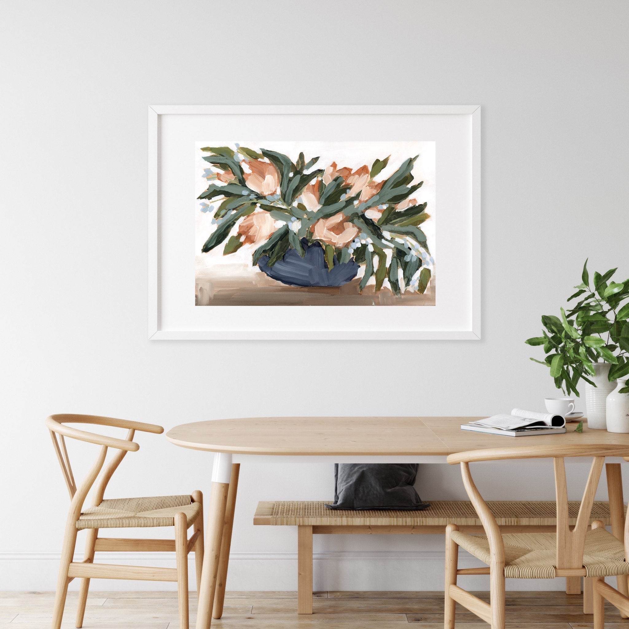 "Flowers for the Table I" Art Print