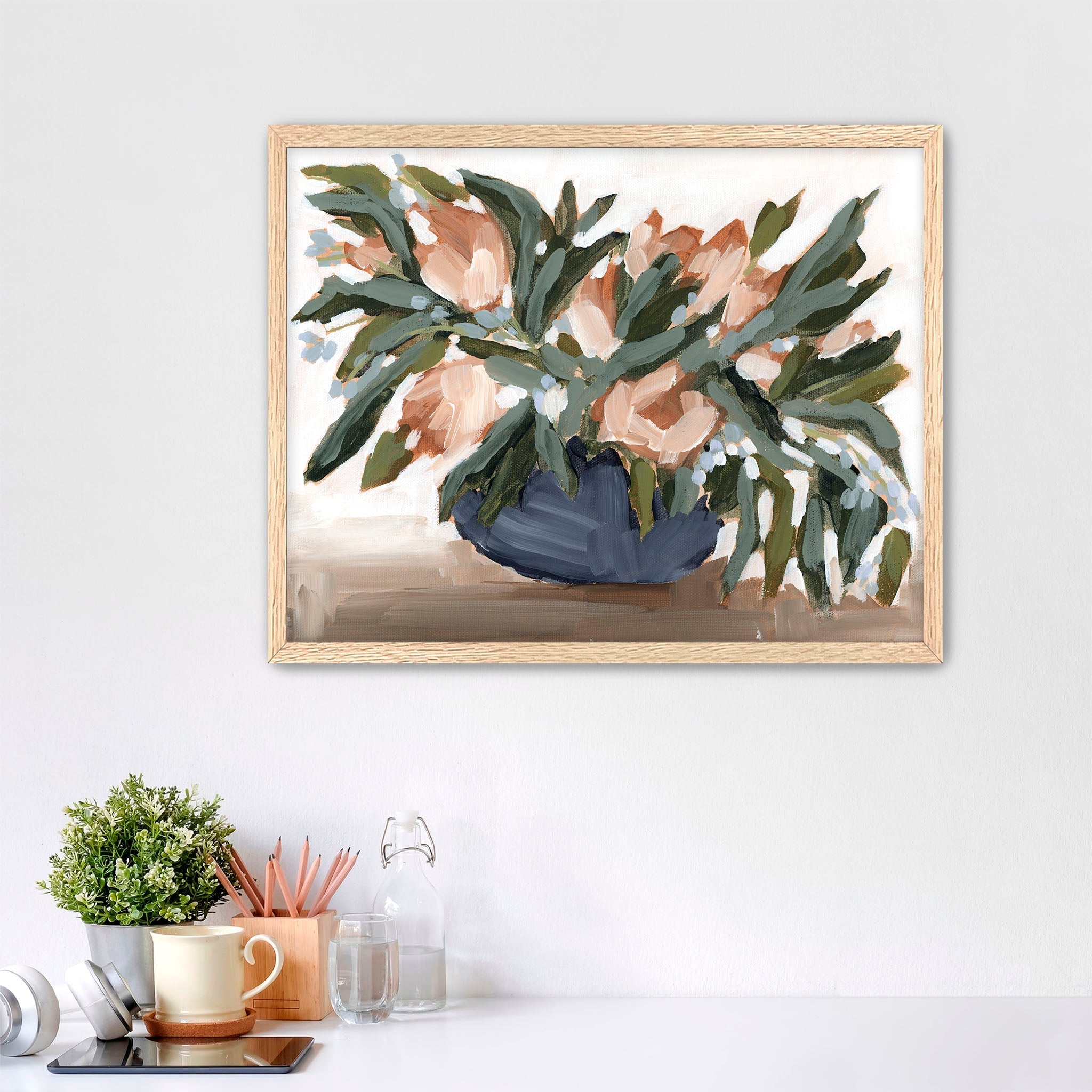 "Flowers for the Table I" Art Print