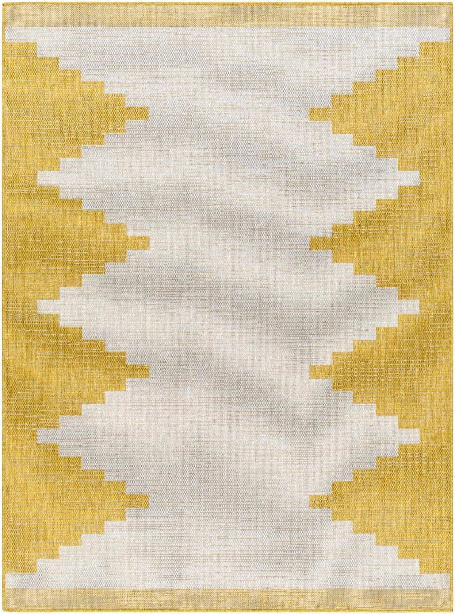 Djugun Yellow Outdoor Rug