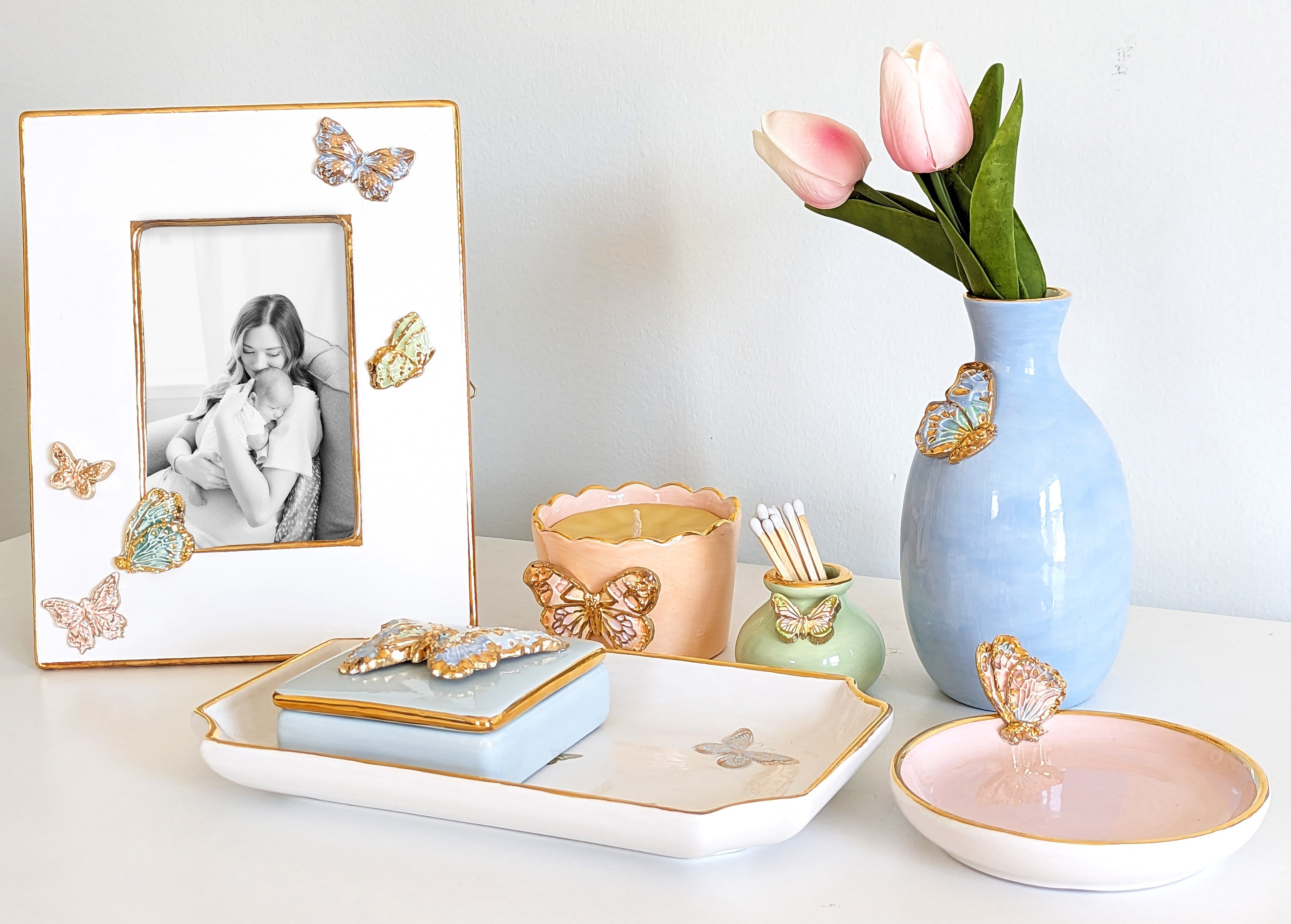 Gilded Butterflies Photo Frame