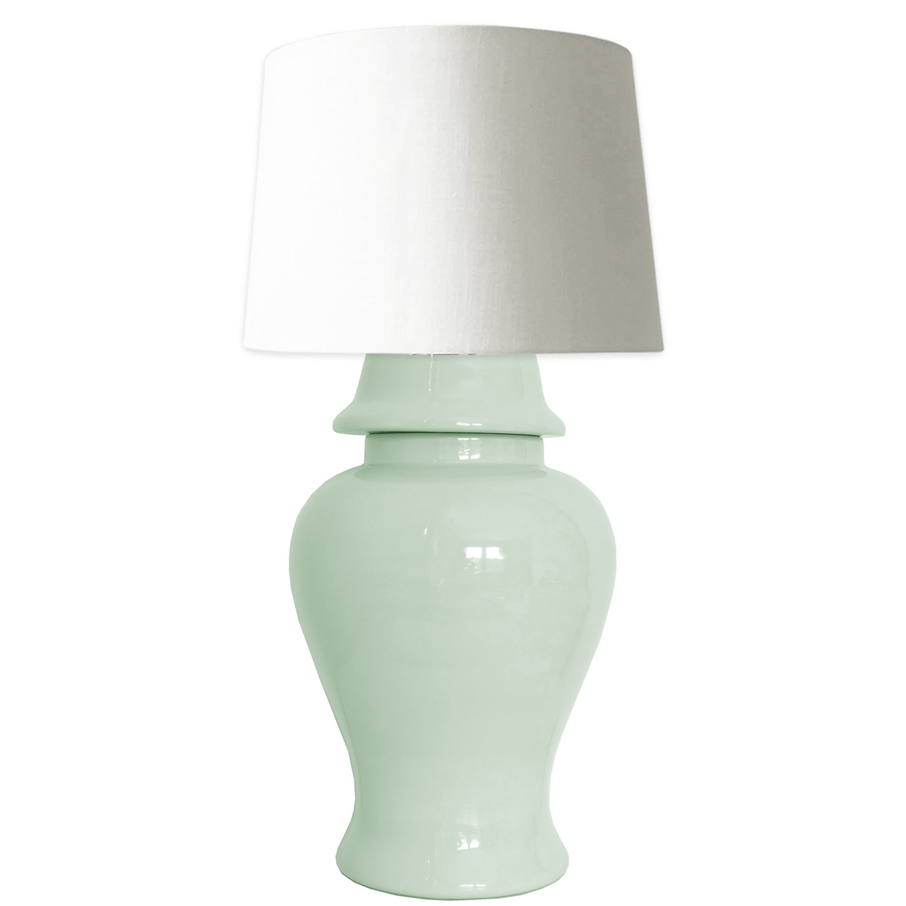 Sea Glass Ginger Jar Lamp