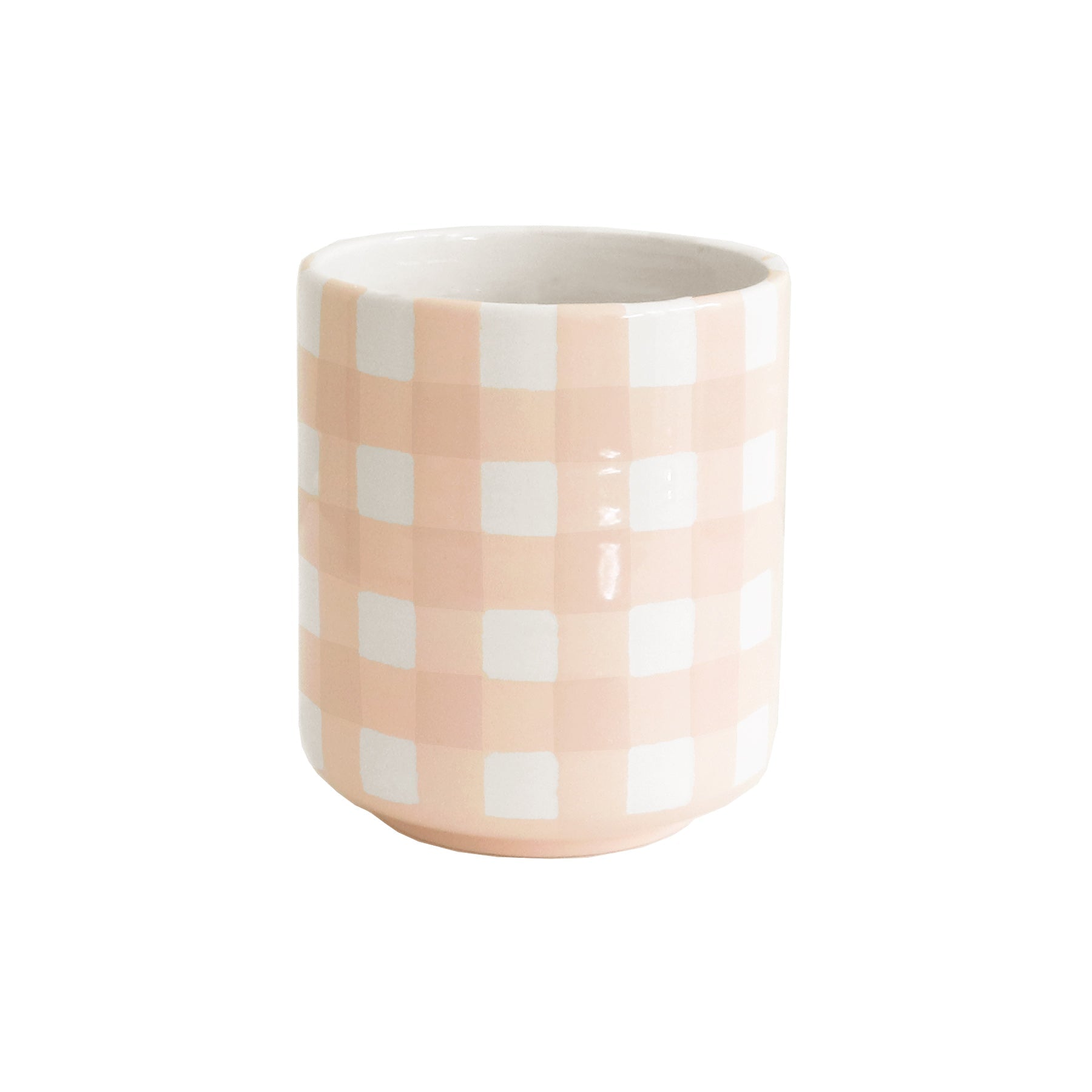 Gingham Vase