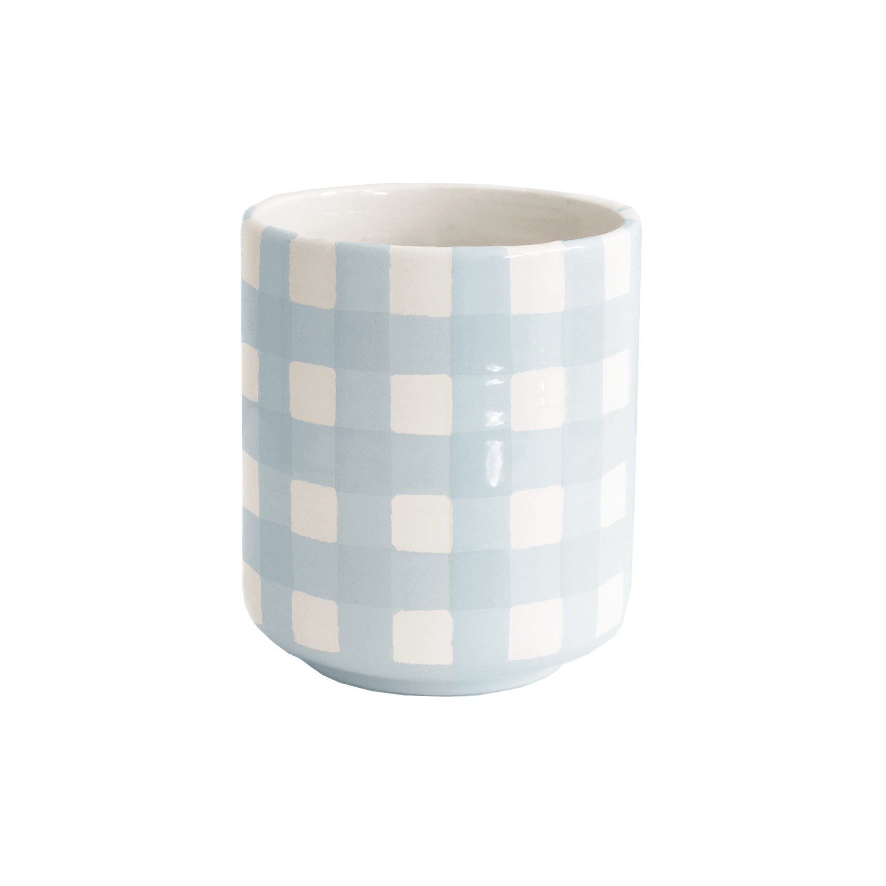 Gingham Vase