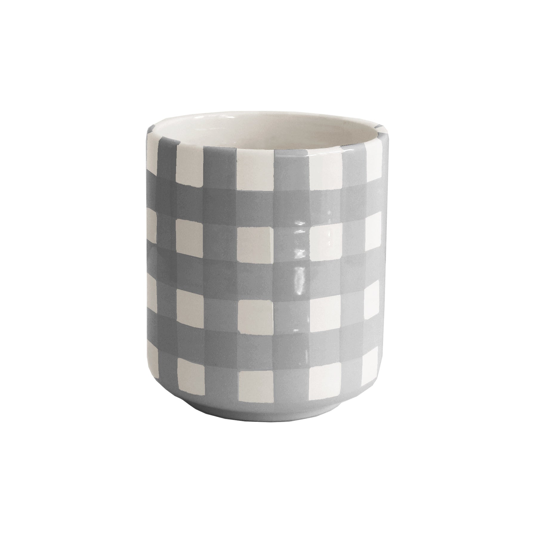 Gingham Vase