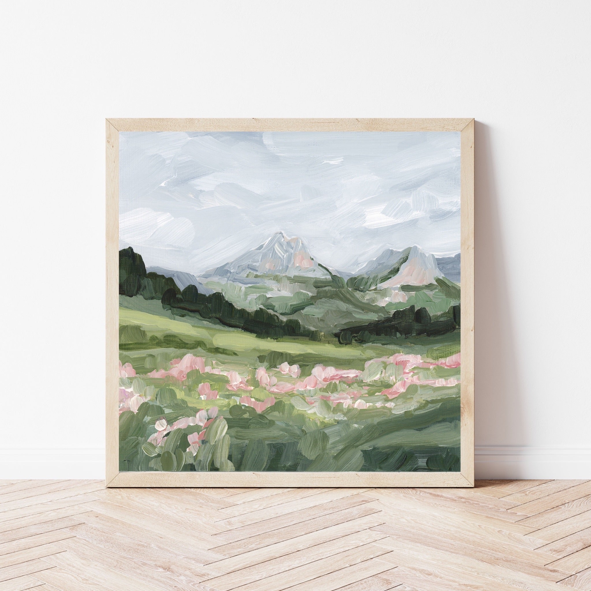 "Glacier Views" Art Print